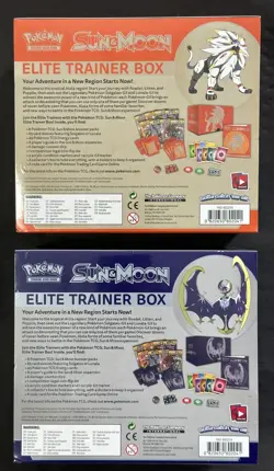 Pokemon Sun & Moon Elite Trainer Box Set - Solgaleo & Lunala Factory Sealed - Image 2