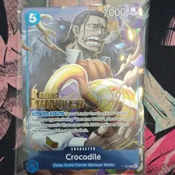 Bandai One Piece Crocodile 2 On 2 Winner Promo Foil Character P-082 - Image 1
