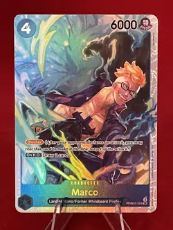 One Piece TCG Marco PRB02-008 SR One Piece the Best Vol. 2 English - Image 3