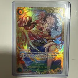 Monkey D Luffy SEC OP13-118 Carrying on His Will One Piece English NM - Image 1