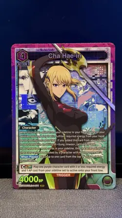 Union Arena Solo Leveling - Cha Hae-in SR Super Rare SLG-1-011 - Image 1