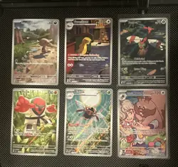 Pokemon TCG Lot 6 IR Full Art Cards from Random Sets All Cards Shown M/NM - Image 1