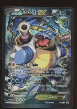 Blastoise EX XY122 Promo Black Star Promo Full Art Holo Pokemon - Image 1
