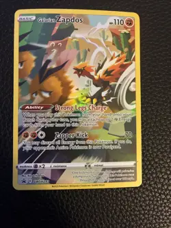 Pokemon TCG SWSH: Sword & Shield Promo Cards #SWSH283 Galarian Zapdos NM- - Image 3