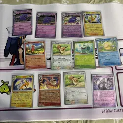 Pokemon 151 Reverse Holo Card Lot About 90 Cards Gengar Mewtwo Eevee Pack Fresh - Image 1