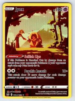 Jynx TG04/TG30 2022 Silver Tempest Pokemon Card TCG Trainer Gallery Holo - Nm - Image 1