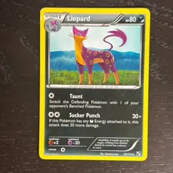 Liepard 67/114 Pokemon Black & White Base Set Regular Rare Card MP - Image 1