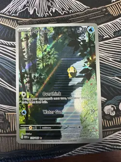 Pokemon TCG Psyduck Illustration Rare Holo Card 175/165 SV Scarlet & Violet 151 - Image 1