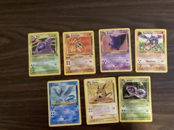 Pokemon Fossil Set Cards- 1 Holo, 5 Rare, 16 Uncommon, 16 Common (38 Total) - Image 1