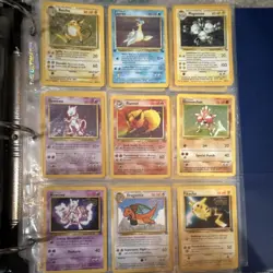 Pokemon Vintage 1st Edition Card Lot / Base Jungle Fossil / tons of shadowless - Image 1