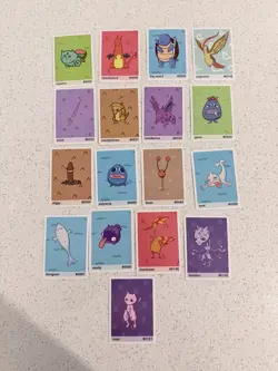 Pookiemoot 17 card lot Parody Card Fan Art Derpy (NO DUPLICATES) Moo Charliezard - Image 1