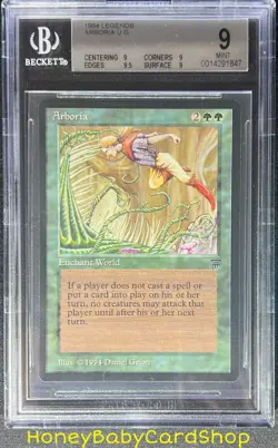 MTG Legends 1994 Arboria BGS 9.0Q+ (Quad+) MINT Old School 93/94 - Image 1