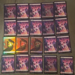 MTG TMNT 17 mountains full art 3 pizza mountains - Image 1