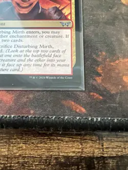 Disturbing Mirth - Foil - Duskmourn: House of Horror #0212 MTG Magic The Gatheri - Image 2