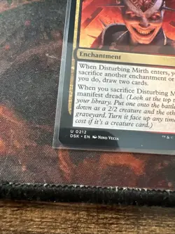 Disturbing Mirth - Foil - Duskmourn: House of Horror #0212 MTG Magic The Gatheri - Image 3