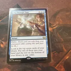 Dig Through Time | Magic the Gathering MTG | Duskmourn Commander DSC | NM - Image 1