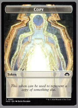 (x5) Copy / Treasure 0001-0034 Double Sided Token MH3 MTG NM - Image 1