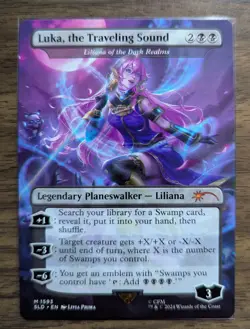 MTG Luka, the Traveling Sound - Liliana of the Dark Realms Non-Foil SL NM - Image 1