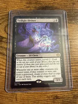 MTG Magic The Gathering Lorwyn Eclipsed Twilight Diviner - Image 1