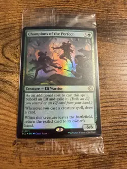 MTG Magic The Gathering Lorwyn Eclipsed FOIL Sealed Champions of the Perfect - Image 1