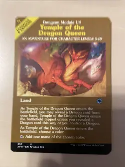 Temple of the Dragon Queen SHOWCASE D&D Adventures in the Forgotten Realms MTG - Image 1