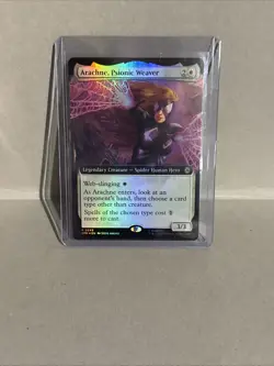 MTG Arachne, Psionic Weaver (Extended Art) Marvel's Spider-Man Foil - Image 1