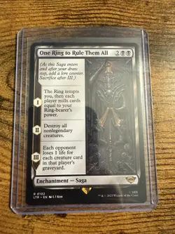 MTG Magic The Gathering Lord of the Rings One Ring to Rule them All - Image 1