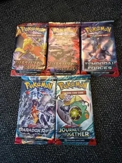 Pokemon TCG Booster Pack Bundle Factory Sealed Destined Rivals etc - Image 1
