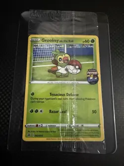 Pokemon Tcg UK Exclusive Grookey On The Ball Promo 003/005 - New, NM & Sealed! - Image 1