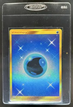 2017 Pokemon SM Crimson Invasion Water Energy #124/111 - Image 1