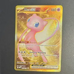 Pokemon TCG Mew ex Scarlet & Violet 151 Ultra Rare EX Holo 193/165 180 HP Engli… - Image 1