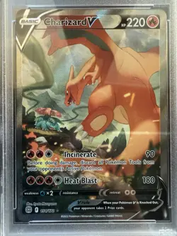 Pokemon Charizard V (Alternate Full Art) 154/172 Brilliant Stars Holo PSA 10 - Image 2