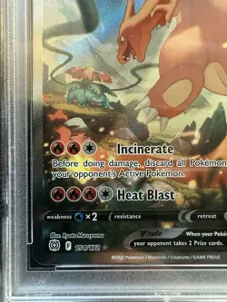 Pokemon Charizard V (Alternate Full Art) 154/172 Brilliant Stars Holo PSA 10 - Image 5