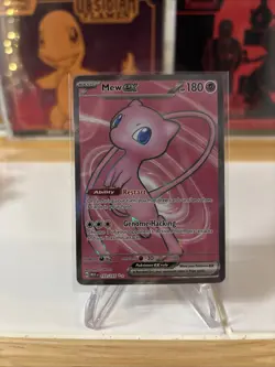 Mew EX 193/165 Scarlet & Violet 151 Ultra Rare NM Condition Pokemon TCG - Image 1