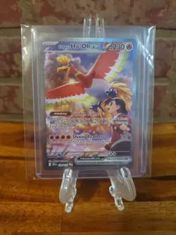 Ethan's Ho-Oh Ex SIR 230/182 Destined Rivals Special Illustration Rare Pokemon - Image 1