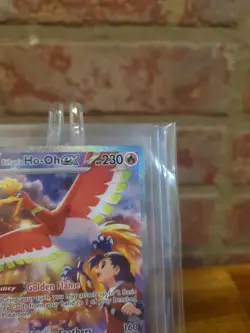 Ethan's Ho-Oh Ex SIR 230/182 Destined Rivals Special Illustration Rare Pokemon - Image 3