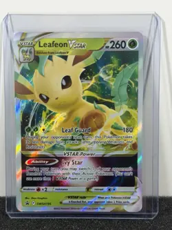 Leafeon Vstar SWSH195 NM Full Art Promo Rare Pokemon Card TCG - Image 1