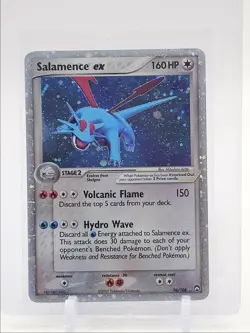 SALAMENCE EX 2007 POKEMON EX POWER KEEPERS RARE HOLO 96/108 Q1282 - Image 1
