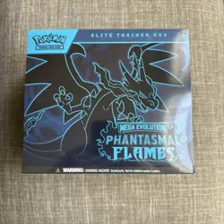 Pokemon TCG Mega Evolution Phantasmal Flames Elite Trainer Box ETB NEW/Sealed - Image 1