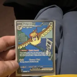 Pokemon TCG Pidgeot ex SV03 Obsidian Flames 225/197 Rare Holo 280 HP EX - Image 1
