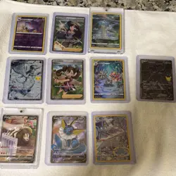 Pokemon TCG Full Art Holo Foil Card Lot - 42 English Standard Cards - Image 3