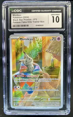 2023-25 Pokemon SV Black Star Promos - SVP EN Mimikyu #075 CGC 10 - Image 1