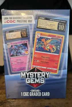 2026 Pokemon TCG Mystery Gems 1 CGC Graded Trading Card Slab New Sealed - Image 1