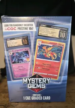 2026 Pokemon TCG Mystery Gems 1 CGC Graded Trading Card Slab New Sealed - Image 3