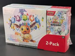 Lot (6) Costco Pokemon Prismatic Evolutions 2-Pack ETB & Booster Bundle Sealed - Image 2