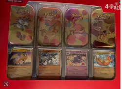 X2 Scarlet& Violet 151 Mini Tins 4 Pack SAMS CLUB SEALED Pokemon 1 destined pack - Image 3