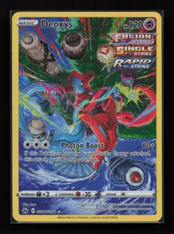 Deoxys GG12/GG70 Holo Crown Zenith Galarian Gallery Pokemon NM - Image 1