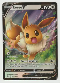 Eevee V - SWSH065 Black Star Promo Pokemon - NM/MINT - Image 1