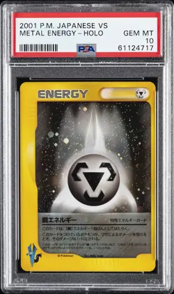 2001 POKEMON JPN VS METAL ENERGY-HOLO PSA 10 - Image 1