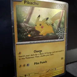Pikachu 25/165 (Holiday Calendar) Stamped Pokemon Scarlet & Violet 151 - Image 3